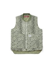 画像1: HideandSeek  Camo Zip Work Vest (1)