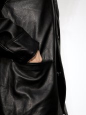 画像5: exodus  LEATHER HALF COAT (5)