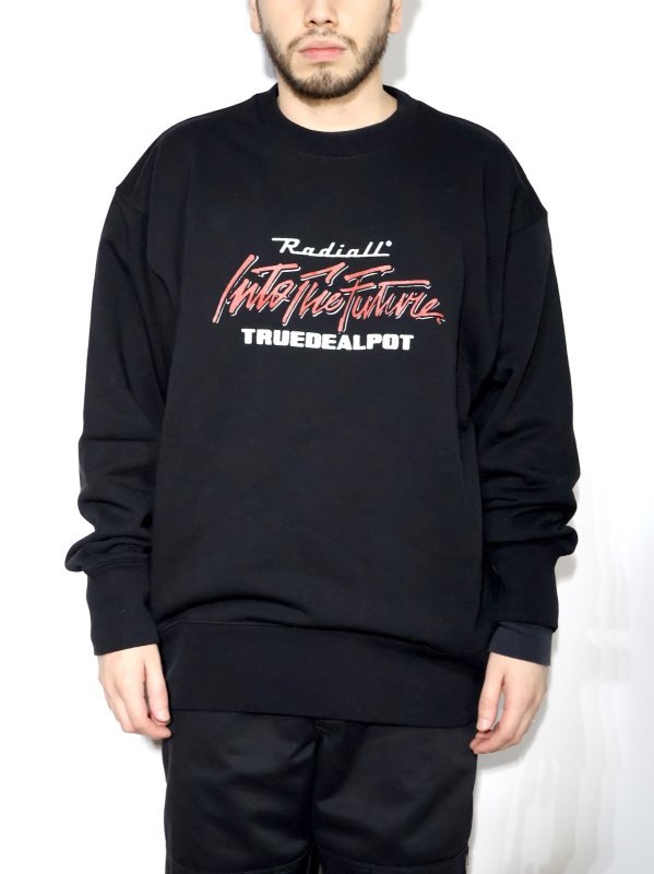 RADIALL TRUE DEAL POT - CREW NECK SWEATSHIRT L/S RAD-25AW-CUT016