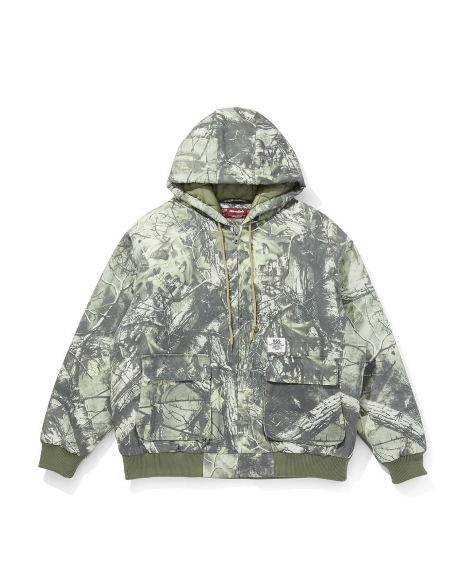 画像1: HideandSeek  Camo Zip Hooded Jacket (1)