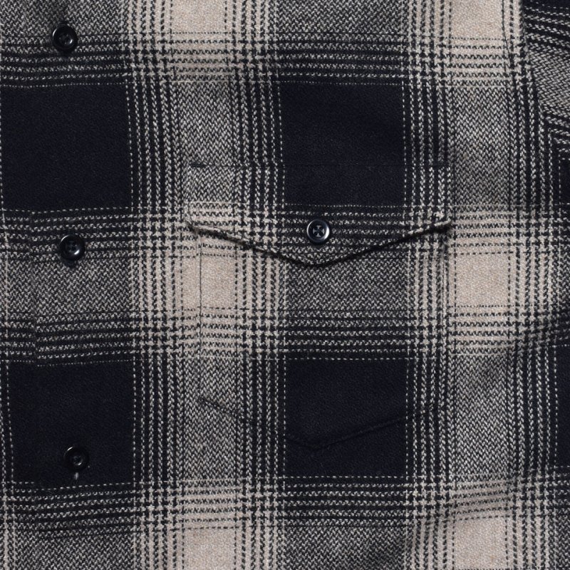 MINEDENIM Wool Flannel Ombre Work SH 2510-5003 公式通販