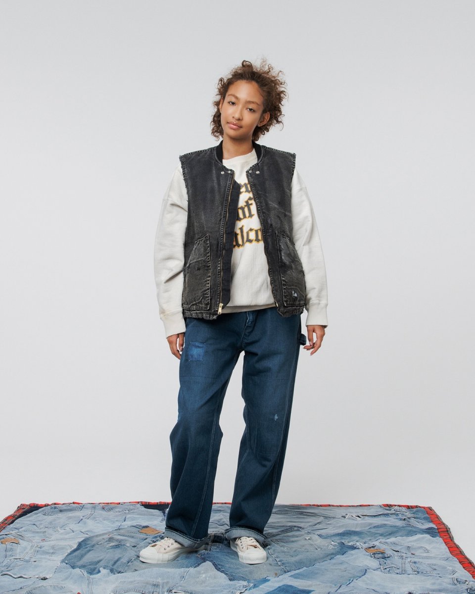 画像4: BOW WOW  UNIV. MACLAREN LETTERING SWEATSHIRT AGED (4)