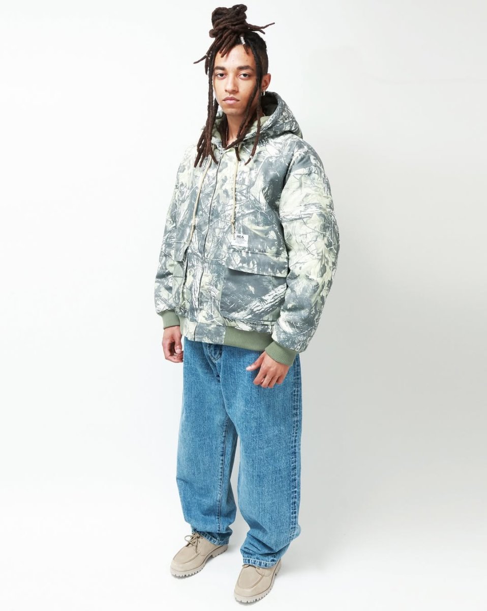 画像4: HideandSeek  Camo Zip Hooded Jacket (4)