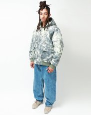 画像4: HideandSeek  Camo Zip Hooded Jacket (4)