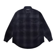 画像9: MINEDENIM  Wool Flannel Ombre Work SH (9)