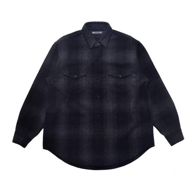 MINEDENIM Wool Flannel Ombre Work SH 2510-5003 公式通販