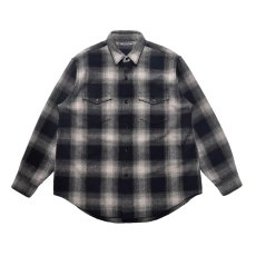 画像1: MINEDENIM  Wool Flannel Ombre Work SH (1)