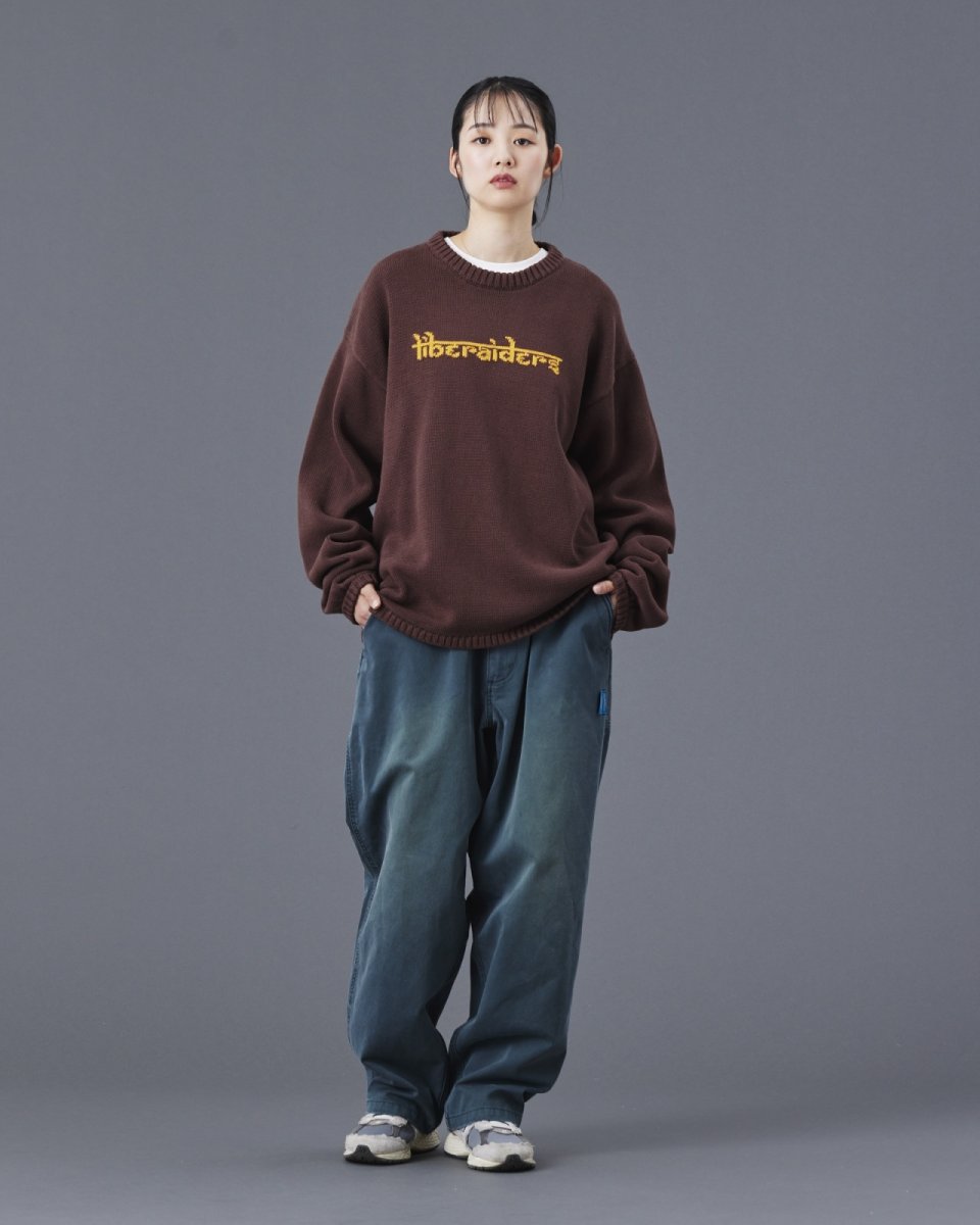 画像22: Liberaiders  WOVEN LOGO KNIT SWEATER (22)