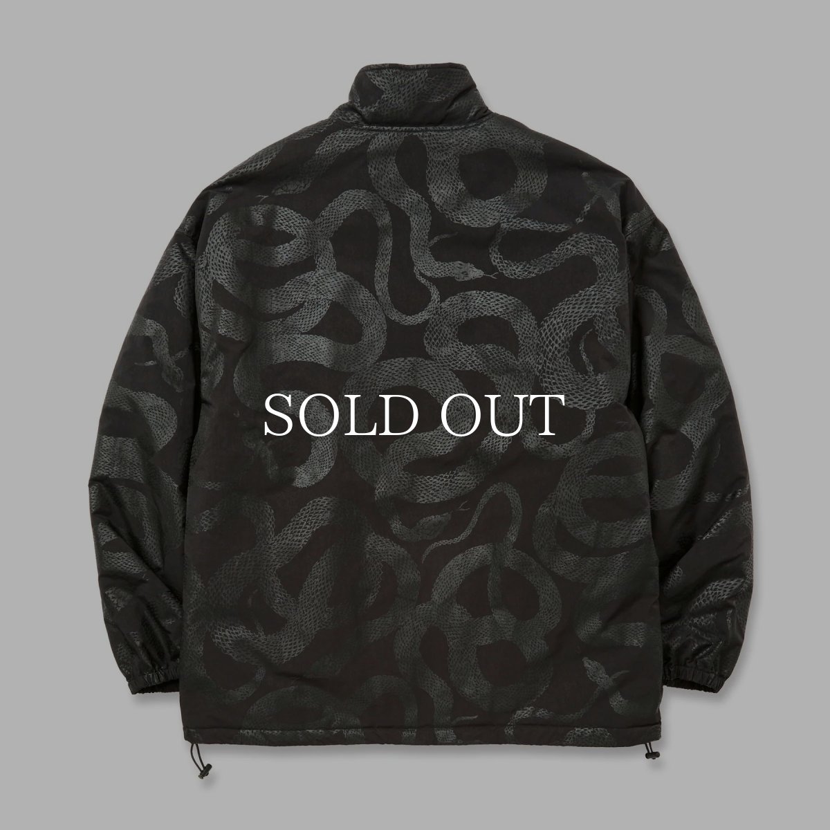 画像2: CALEE  P/N TRACK TYPE JACKET ＜SNAKE PATTERN＞ (2)