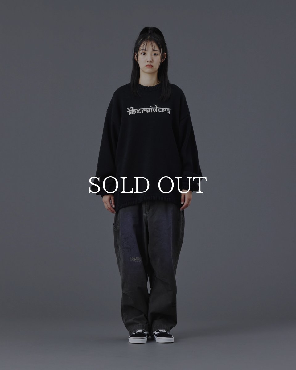 画像9: Liberaiders  WOVEN LOGO KNIT SWEATER (9)