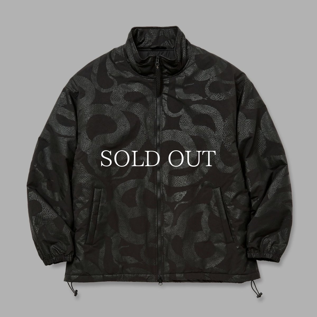 画像1: CALEE  P/N TRACK TYPE JACKET ＜SNAKE PATTERN＞ (1)