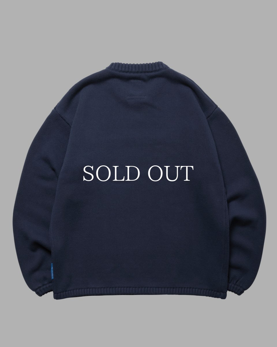 画像24: Liberaiders  WOVEN LOGO KNIT SWEATER (24)