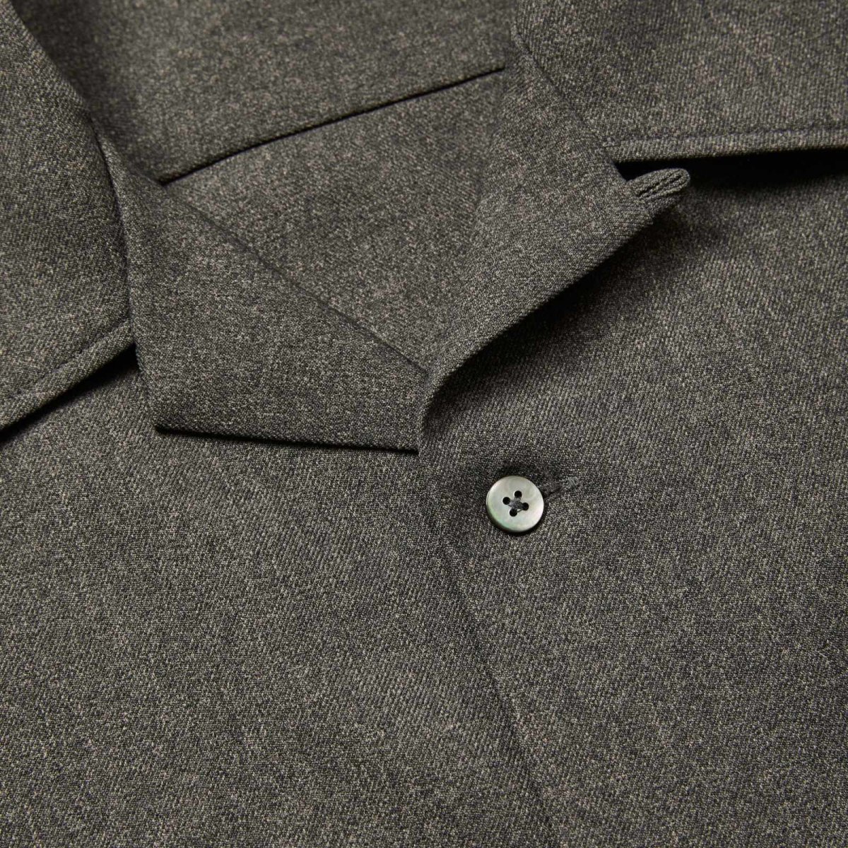 画像5: CALEE  "BLATANT LOCALISM" OPEN COLLAR ROUND L/S SH (5)