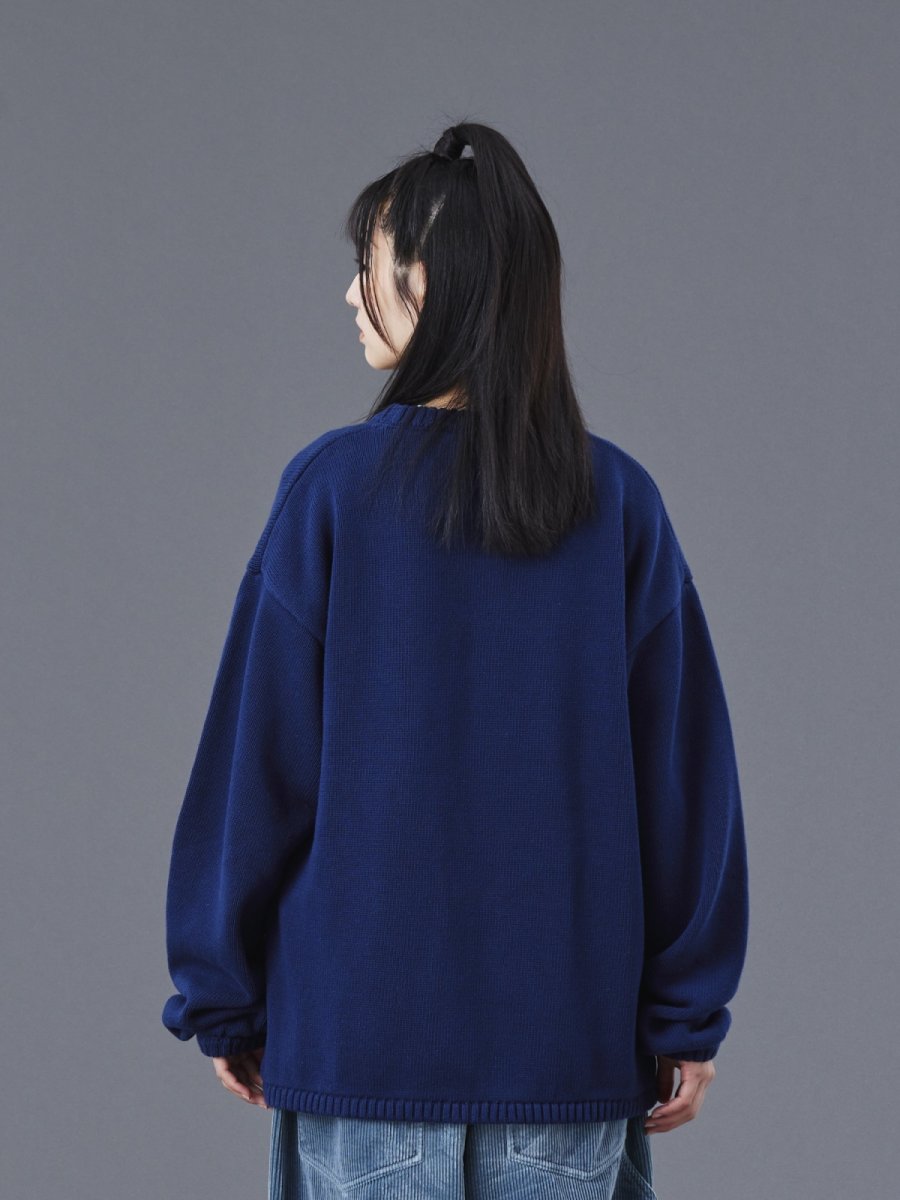 画像26: Liberaiders  WOVEN LOGO KNIT SWEATER (26)