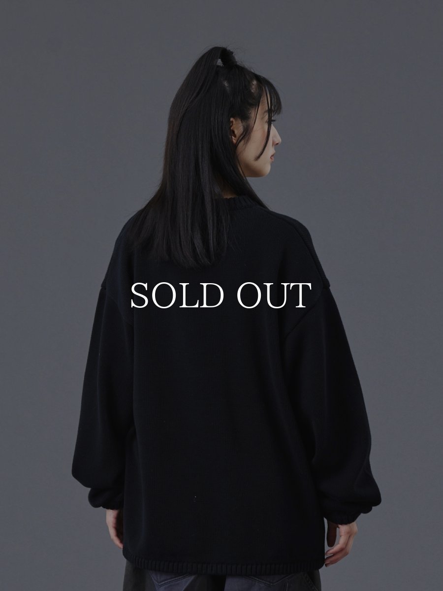 画像8: Liberaiders  WOVEN LOGO KNIT SWEATER (8)