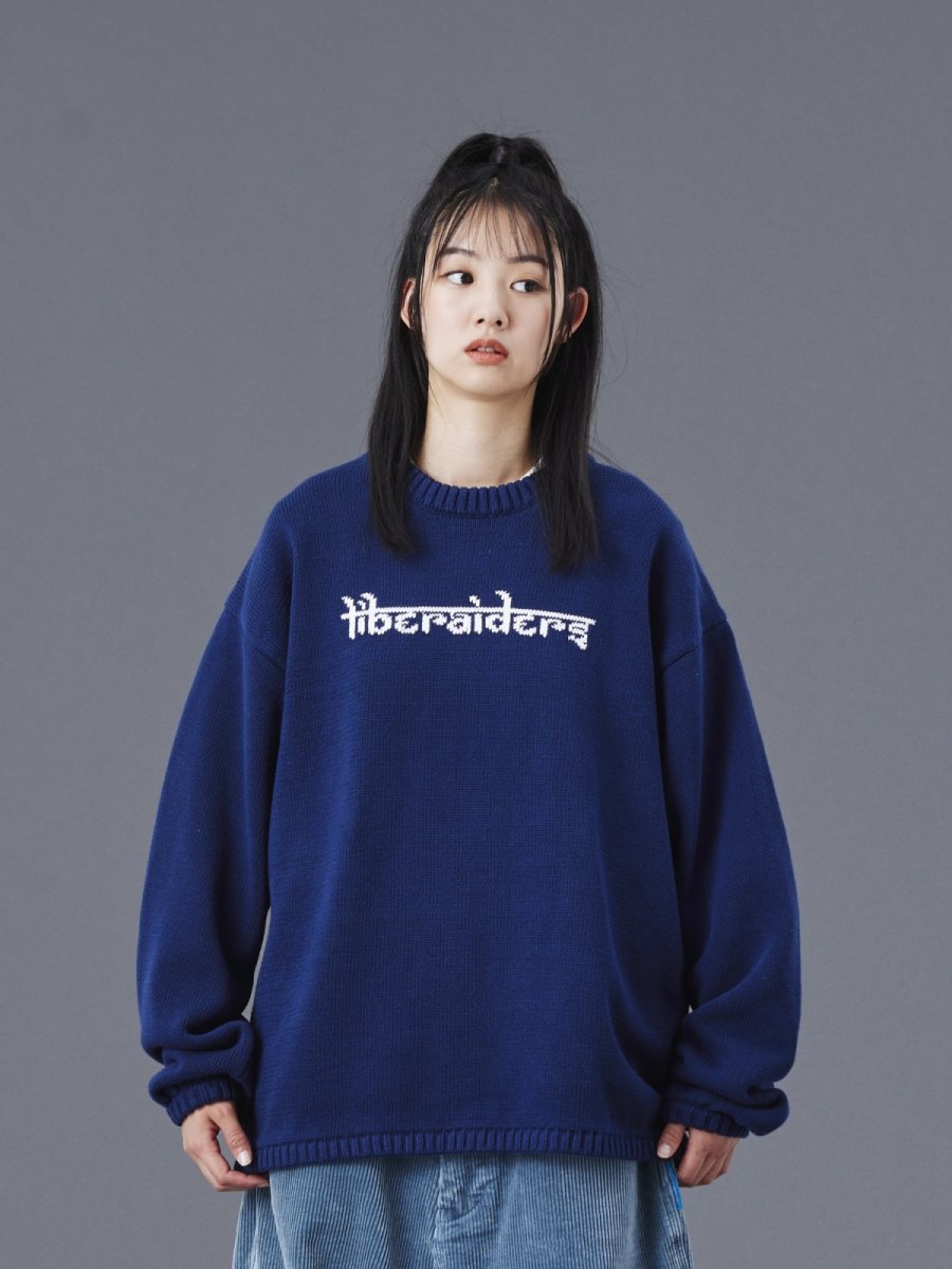 画像25: Liberaiders  WOVEN LOGO KNIT SWEATER (25)