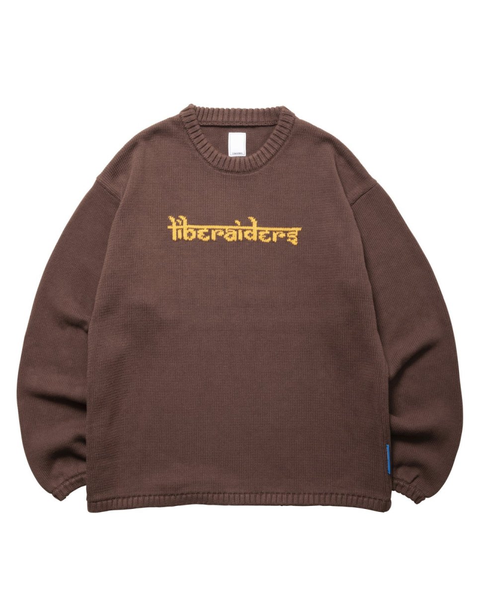 画像11: Liberaiders  WOVEN LOGO KNIT SWEATER (11)