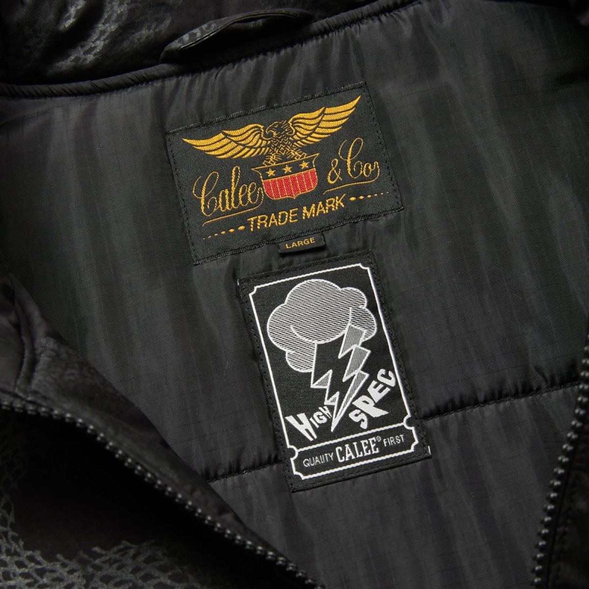 画像6: CALEE  P/N TRACK TYPE JACKET ＜SNAKE PATTERN＞ (6)