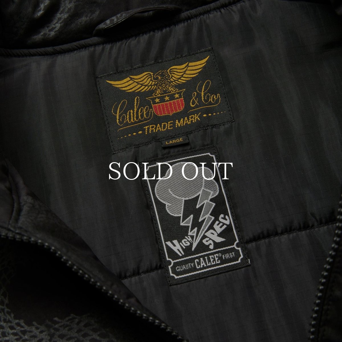 画像6: CALEE  P/N TRACK TYPE JACKET ＜SNAKE PATTERN＞ (6)