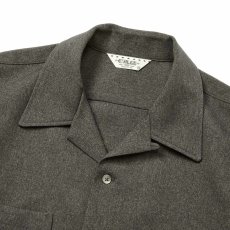 画像4: CALEE  "BLATANT LOCALISM" OPEN COLLAR ROUND L/S SH (4)