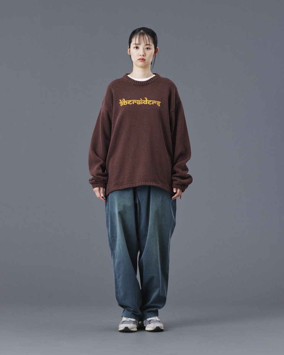 画像20: Liberaiders  WOVEN LOGO KNIT SWEATER (20)