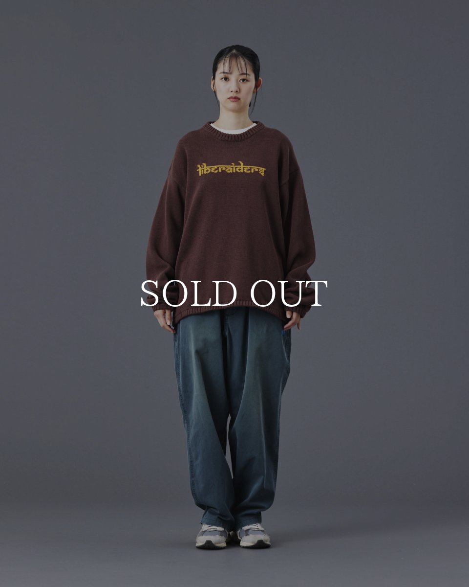 画像20: Liberaiders  WOVEN LOGO KNIT SWEATER (20)