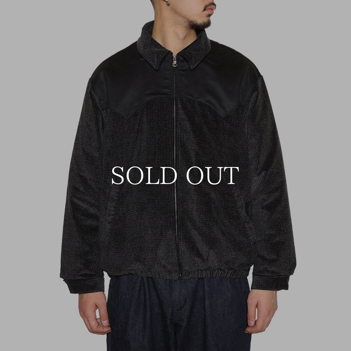 画像2: CALEE  CORDUROY WESTERN JACKET (2)