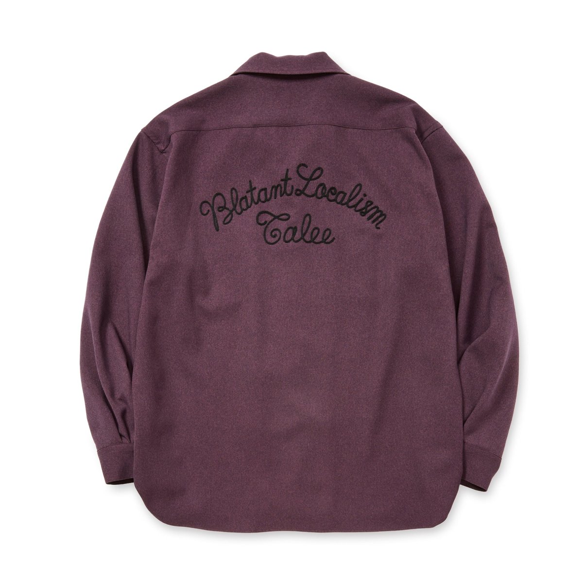 画像10: CALEE  "BLATANT LOCALISM" OPEN COLLAR ROUND L/S SH (10)