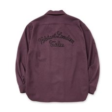 画像10: CALEE  "BLATANT LOCALISM" OPEN COLLAR ROUND L/S SH (10)