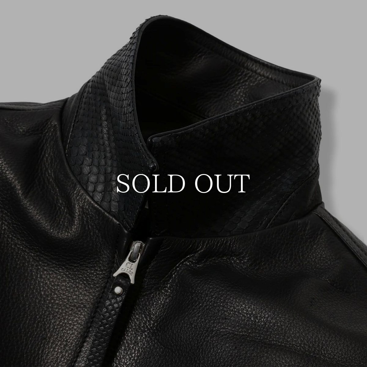 画像9: CALEE  LEATHER SWINGTOP ＜WITH PYTHON LEATHER＞ (9)