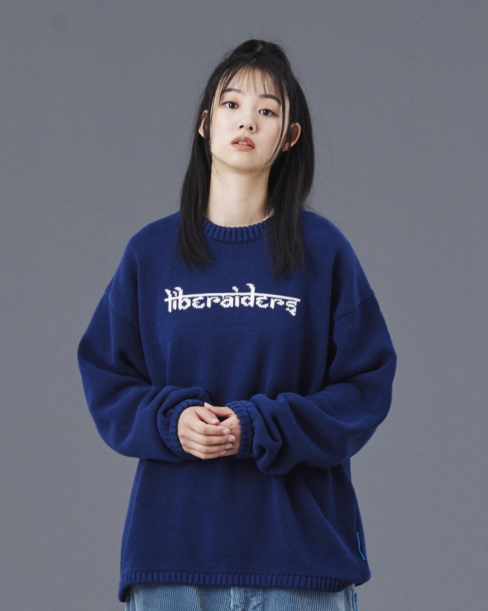 画像27: Liberaiders  WOVEN LOGO KNIT SWEATER (27)