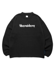 画像1: Liberaiders  WOVEN LOGO KNIT SWEATER (1)