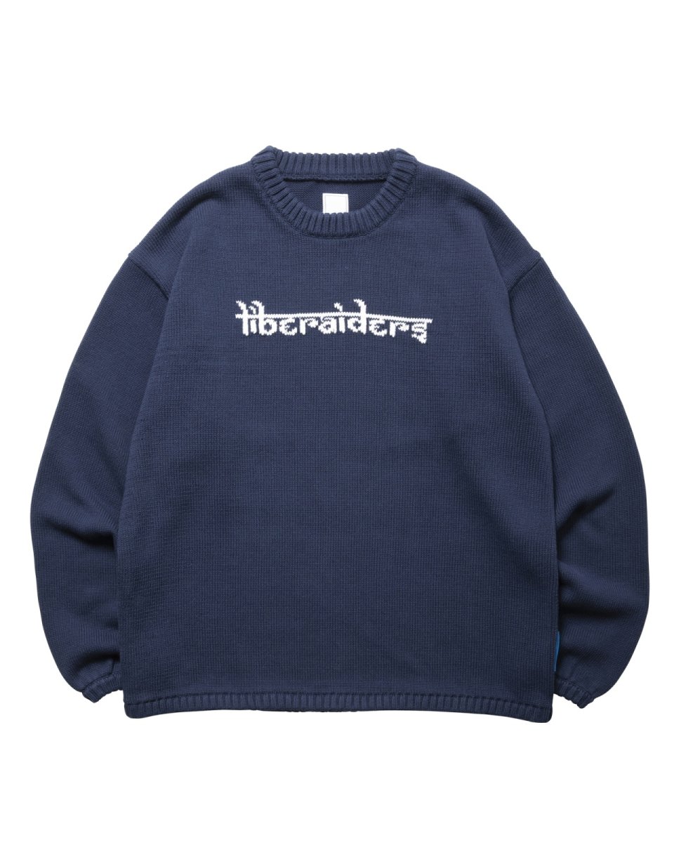 画像23: Liberaiders  WOVEN LOGO KNIT SWEATER (23)