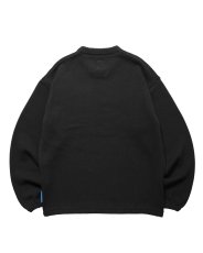 画像2: Liberaiders  WOVEN LOGO KNIT SWEATER (2)