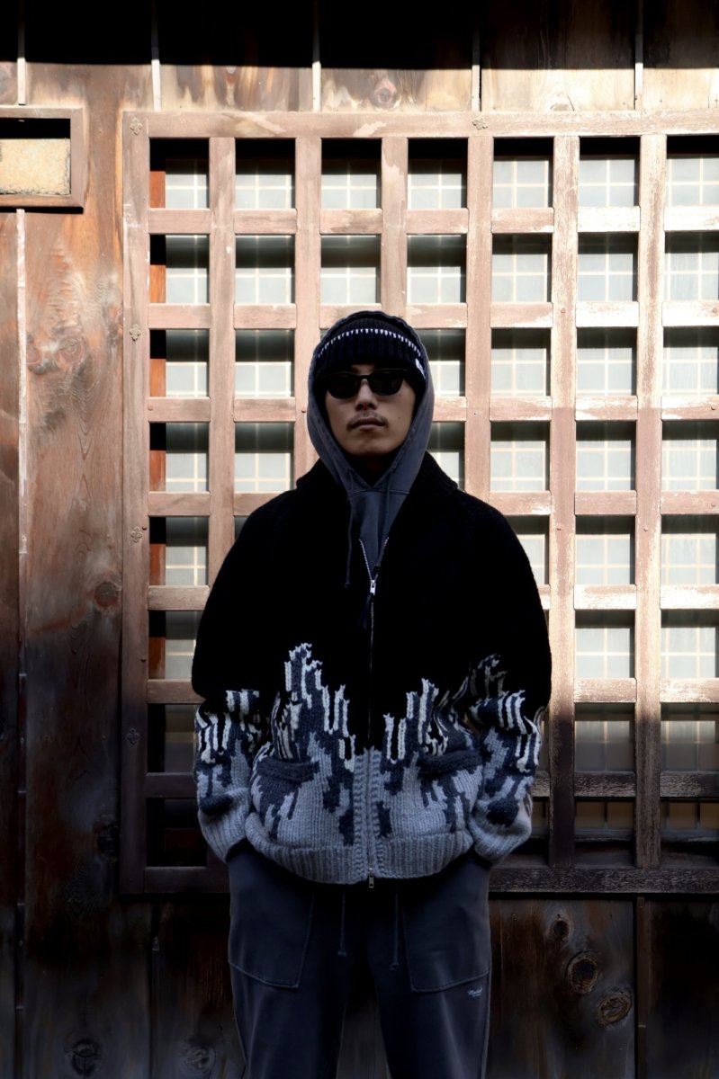 画像3: RADIALL  SIERRA - ZIP UP COWICHAN SWEATER (3)