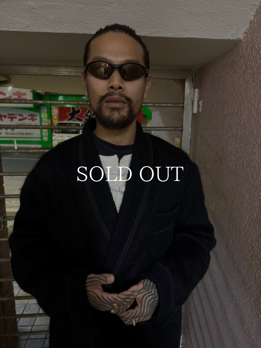画像6: exodus  SHAGGY DOUBLE SMOKING JACKET (6)