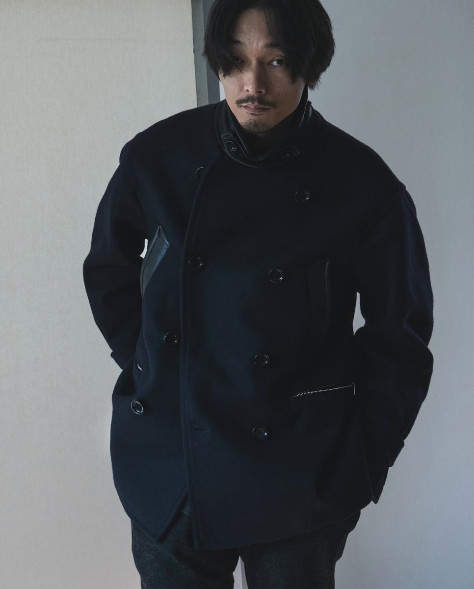 画像14: nonnative  MARINER COAT W/N DOUBLE MELTON WITH WINDSTOPPER (14)