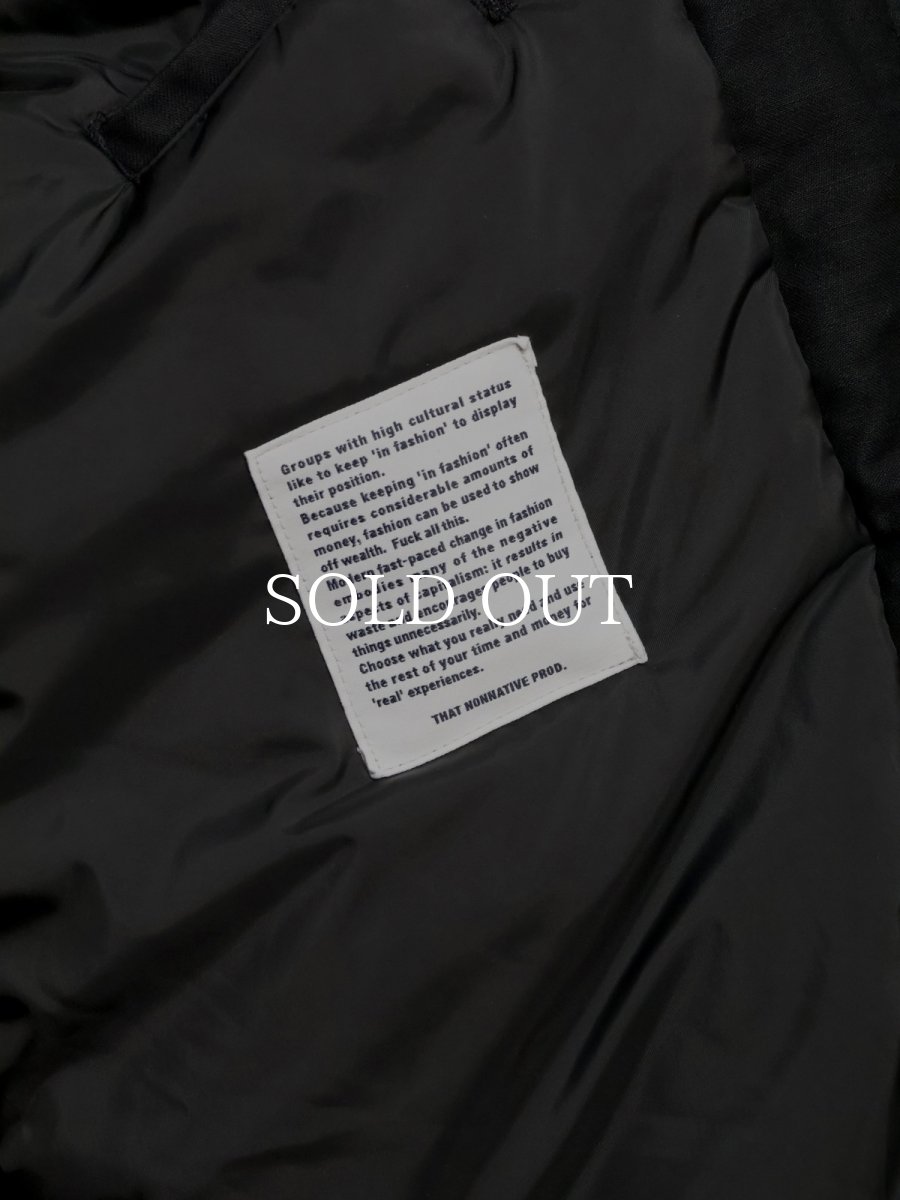 画像9: nonnative  TROOPER PUFF COAT COTTON BACKSATIN PIGMENT DYE WITH WINDSTOPPER (9)