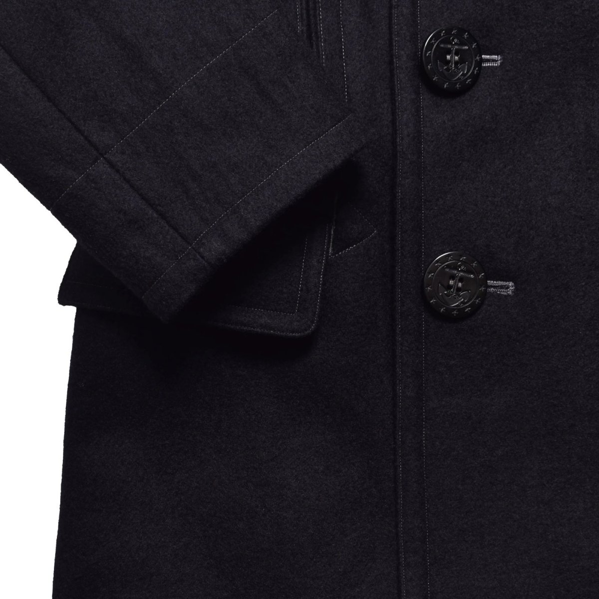 画像8: MINEDENIM  W.Denim Melton Pea CT (8)