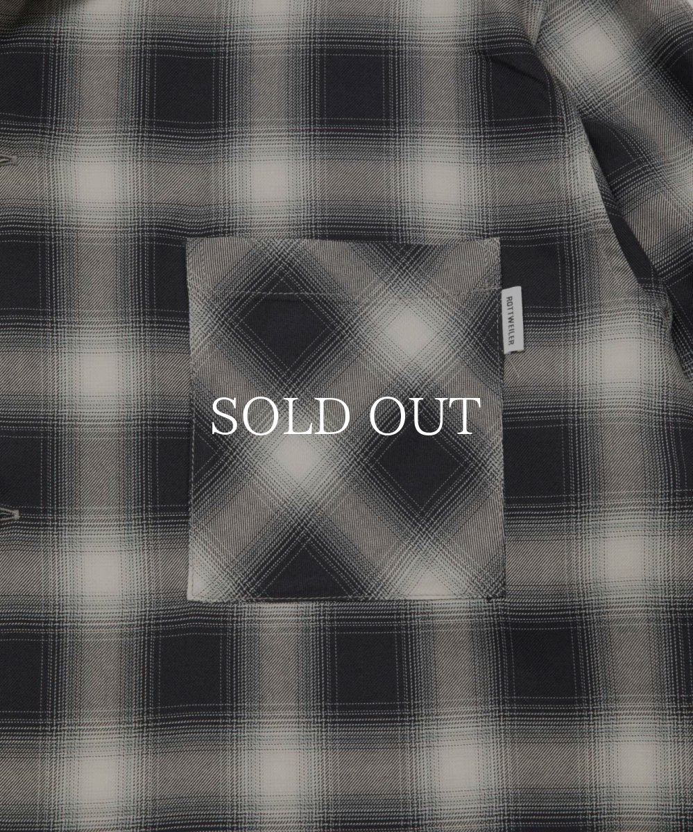 画像5: ROTTWEILER  R9 OMBRE CHECK SHIRT (5)