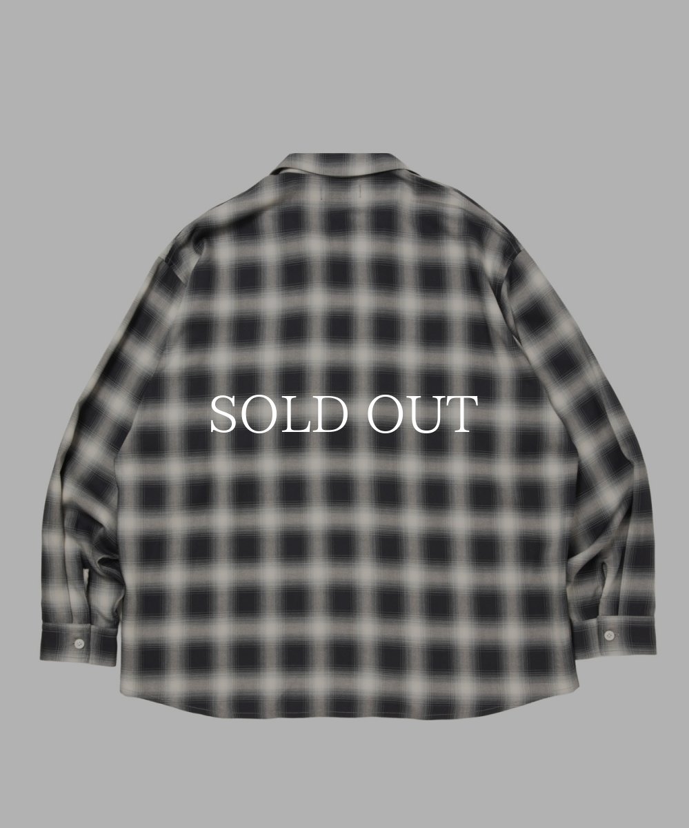 画像2: ROTTWEILER  R9 OMBRE CHECK SHIRT (2)
