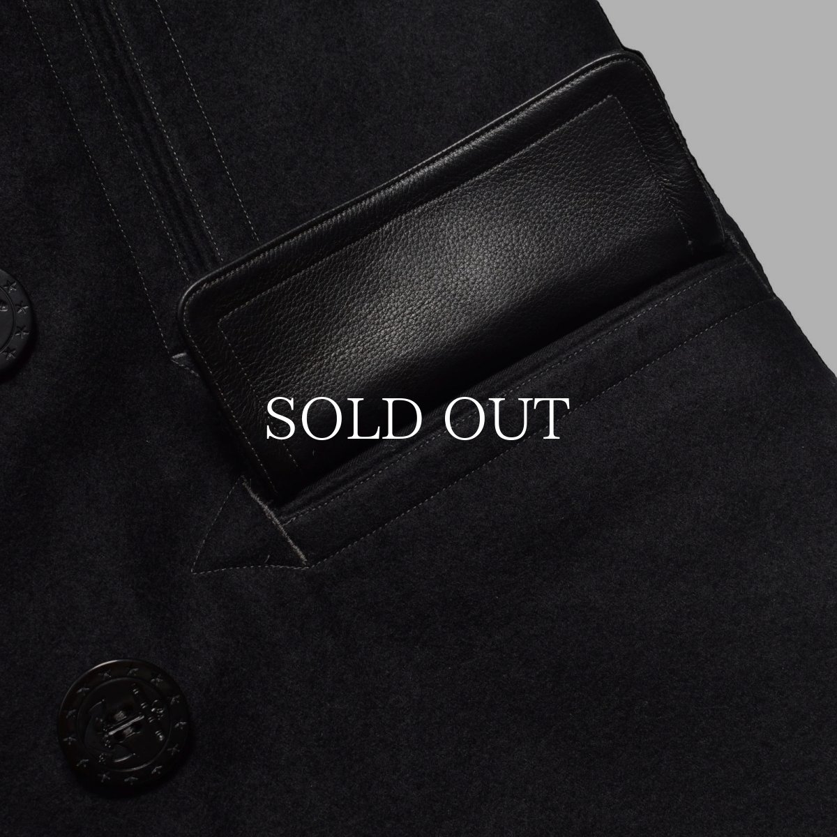 画像12: MINEDENIM  W.Denim Melton Pea CT (12)