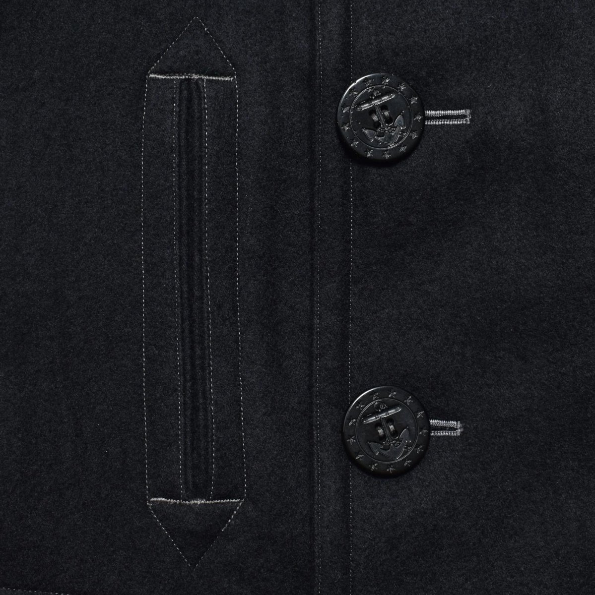 画像10: MINEDENIM  W.Denim Melton Pea CT (10)