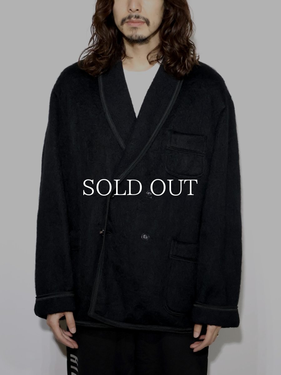 画像2: exodus  SHAGGY DOUBLE SMOKING JACKET (2)