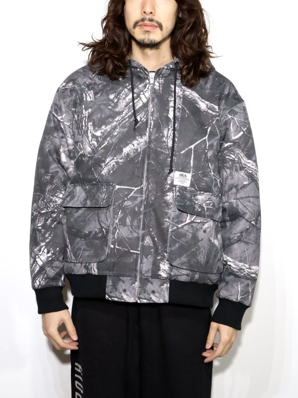 HideandSeek Camo Zip Hooded Jacket HJ-100125 公式通販