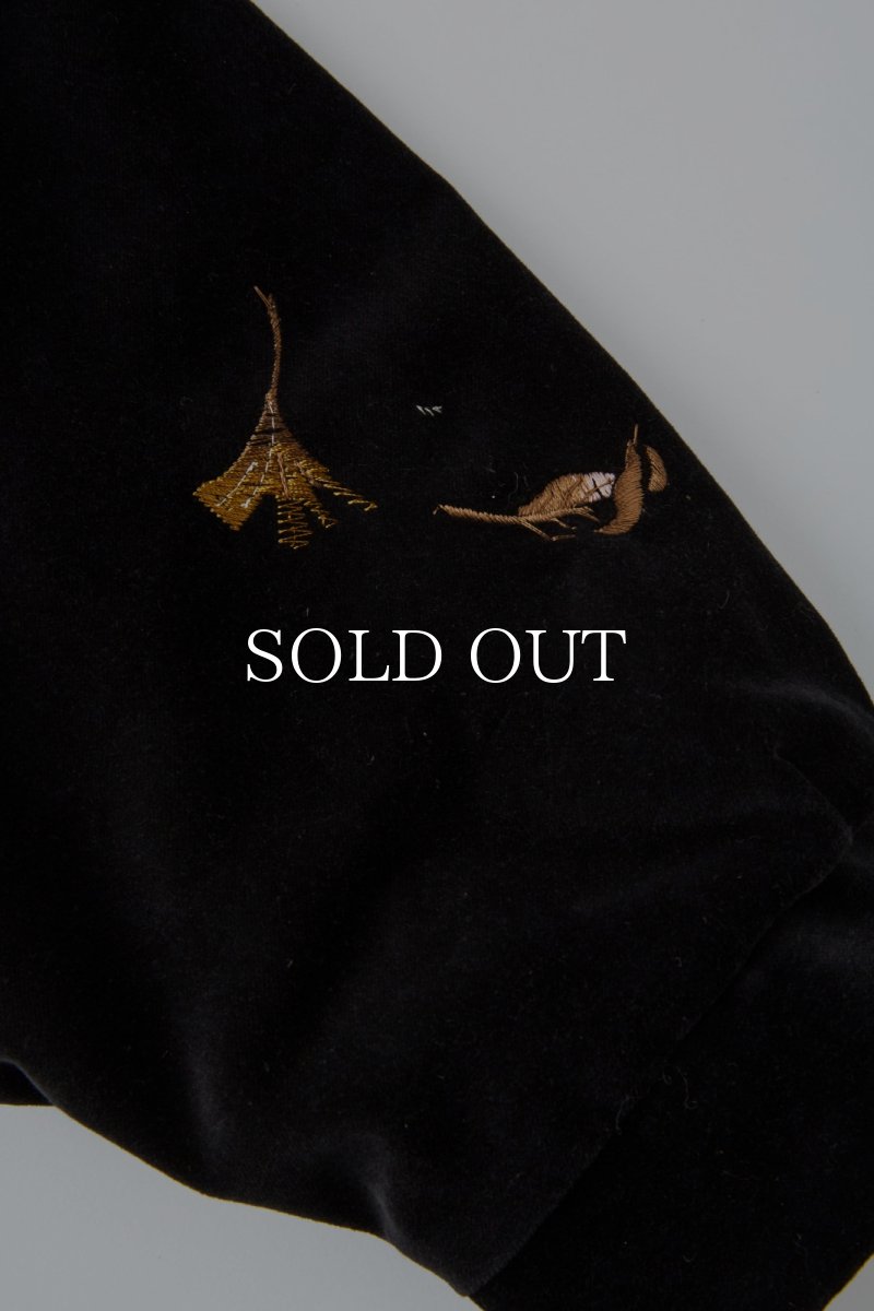 画像8: OLD JOE   STUNNING VELVET SOUVENIR JACKET(Niwatori to Hiyoko) (8)