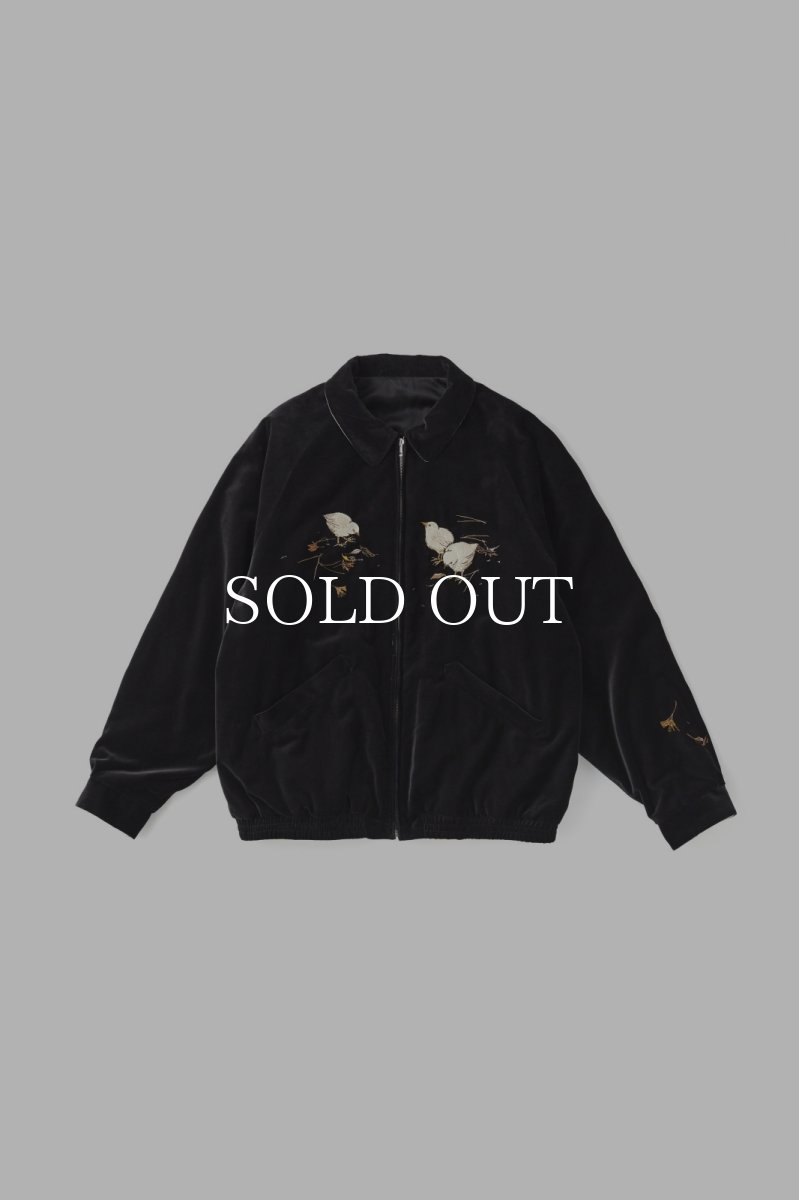画像1: OLD JOE   STUNNING VELVET SOUVENIR JACKET(Niwatori to Hiyoko) (1)