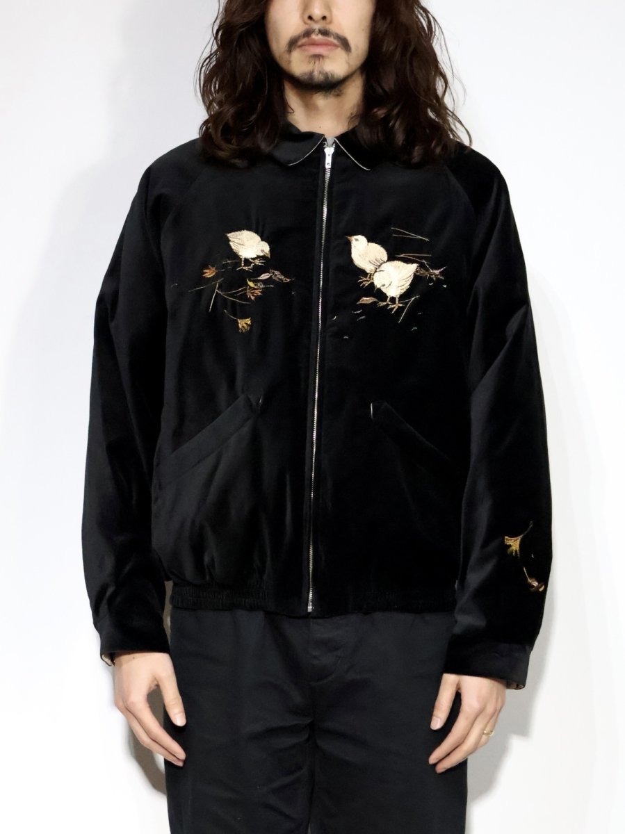 画像5: OLD JOE   STUNNING VELVET SOUVENIR JACKET(Niwatori to Hiyoko) (5)