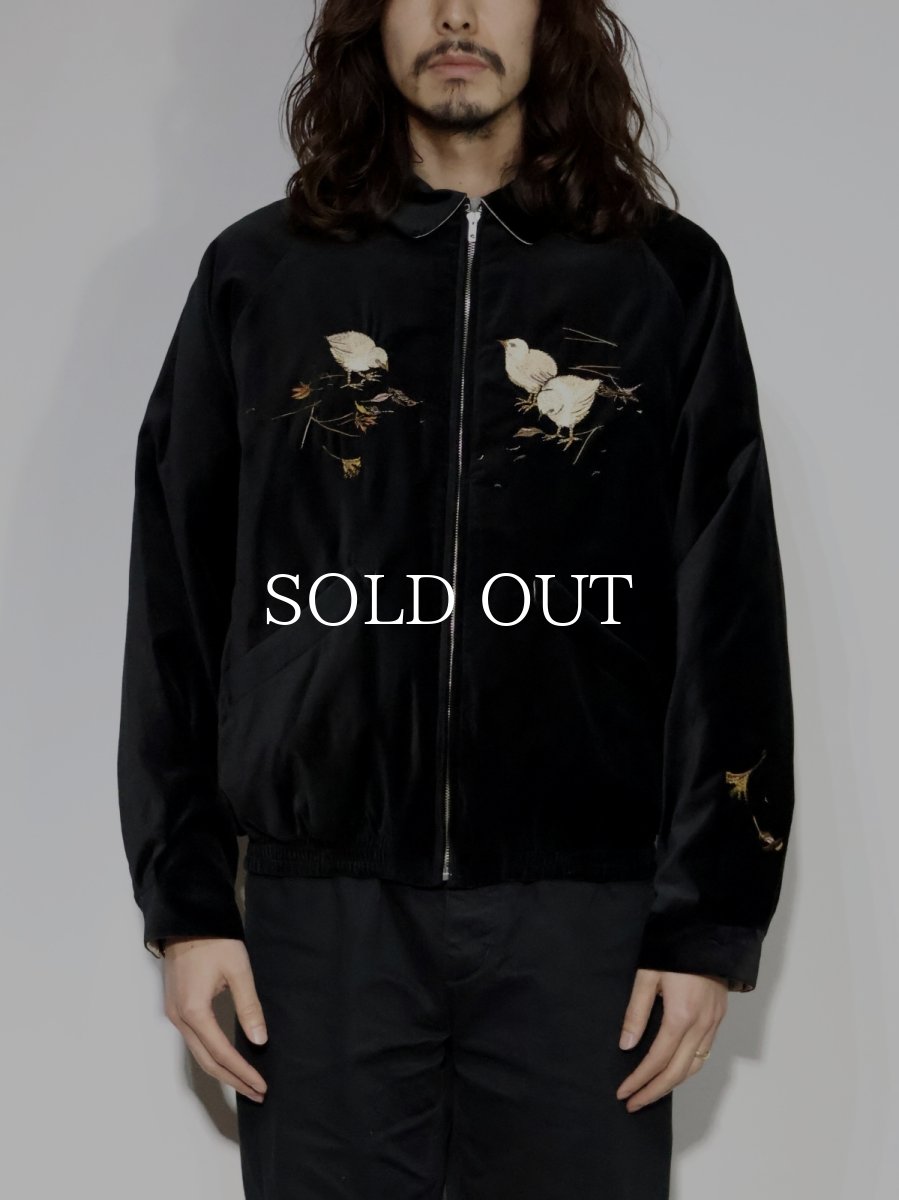 画像5: OLD JOE   STUNNING VELVET SOUVENIR JACKET(Niwatori to Hiyoko) (5)