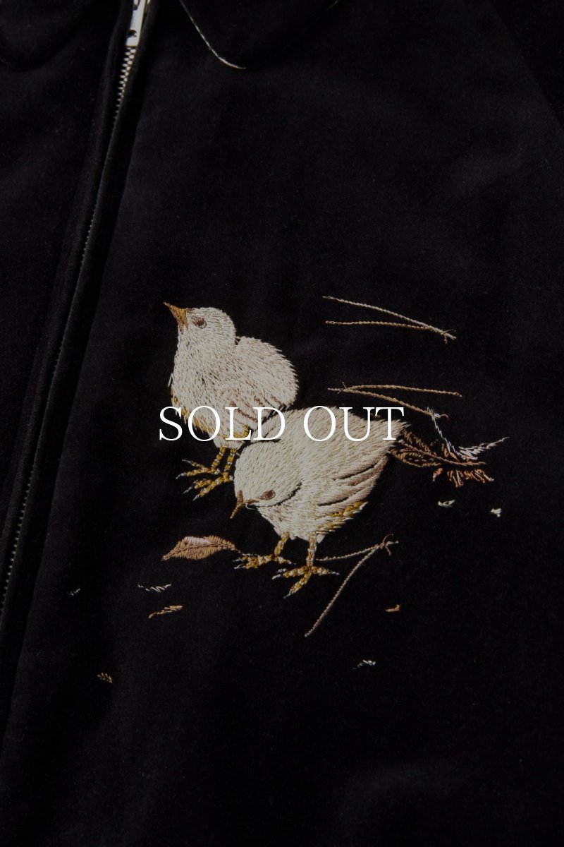画像6: OLD JOE   STUNNING VELVET SOUVENIR JACKET(Niwatori to Hiyoko) (6)